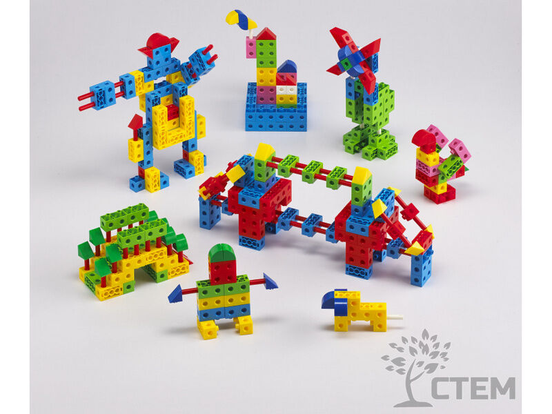 Набор для класса. Конструирование (кубики соединяющиеся 2 см)