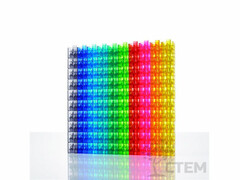 Кубики полупрозрачные соединяющиеся 2 см 100 шт