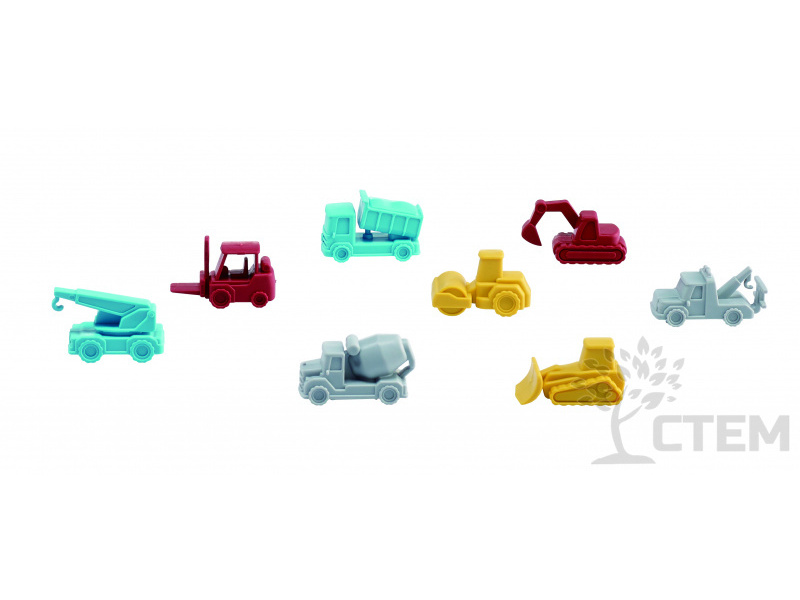 Материал счетный "Транспорт строительный" (32 шт, 4 цвета)