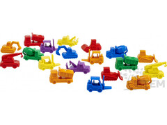 Материал счетный "Транспорт строительный" (48 шт, 6 ярких цветов)