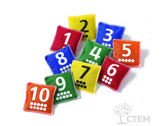 Мешочки с цифрами 10 шт