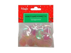 Конфетти БЕЛЫЕ КРУЖОЧКИ в пак. 88542