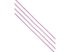 Бусы на елку РОЗОВЫЕ 2,7 м 88756