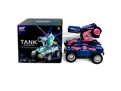 ТАНК НА БАТ. (СВЕТ, ЗВУК) 18*18*11 СМ В КОР. 169-153