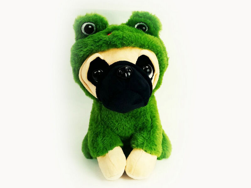 Мопс в костюме Лягушки 1280-82/23