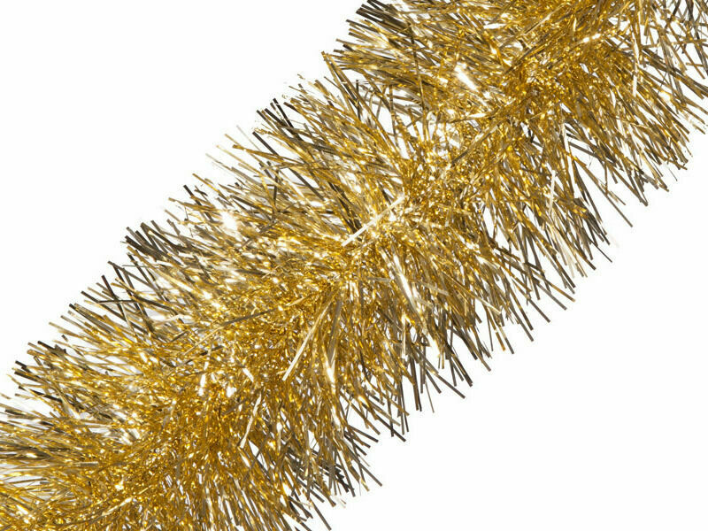 Мишура золотая матовая 2 м (10шт/уп) 9195-96A