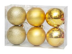 65374 [LR8006ABC-1]Набор шаров из полистирола 8 см (6шт/уп) LR8006ABC-1