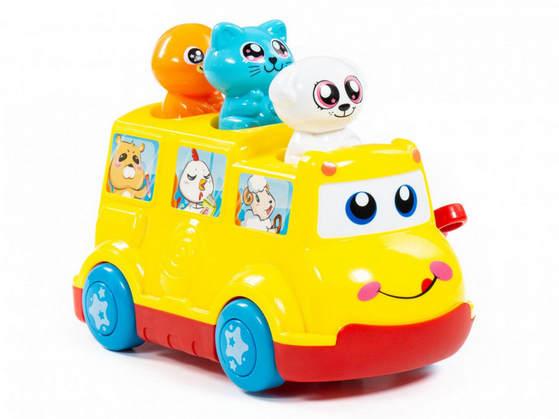 Развивающая игрушка "Школьный автобус" в коробке