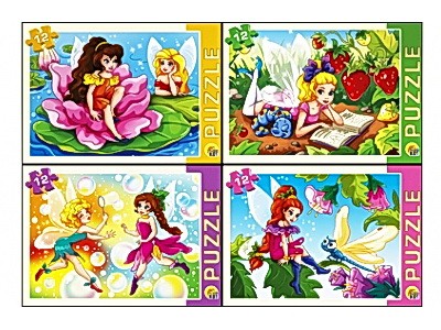 ПАЗЛЫ 12 элементов. МИЛЫЕ ФЕИ кратно 32