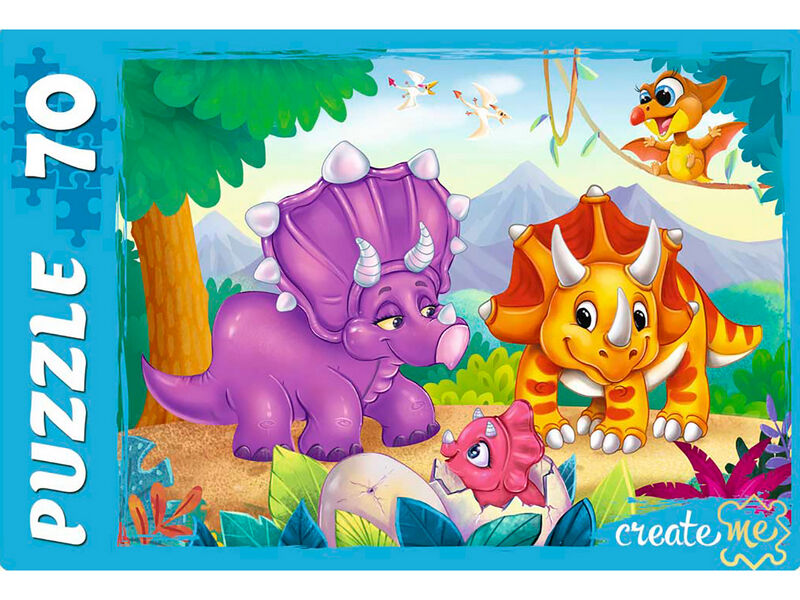 ПАЗЛЫ 70 элементов. МИР ДИНОЗАВРОВ №45 (Арт. ПУ70-5658)