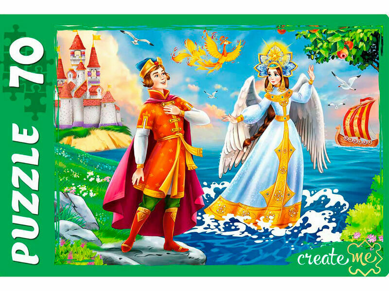 Купить оптом ПАЗЛЫ 70 элементов. МИР СКАЗОК №5 в Луганске