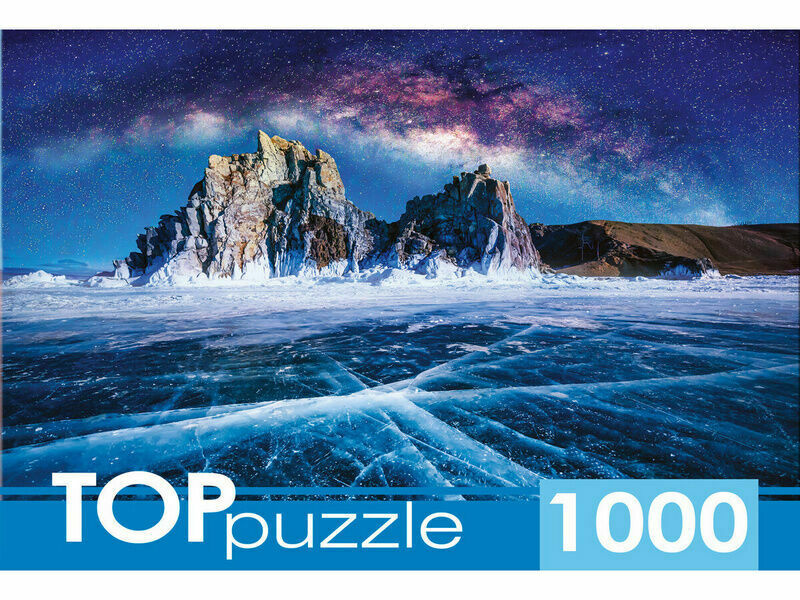 TOPpuzzle ПАЗЛЫ 1000 элементов. ЗИМНИЙ БАЙКАЛ