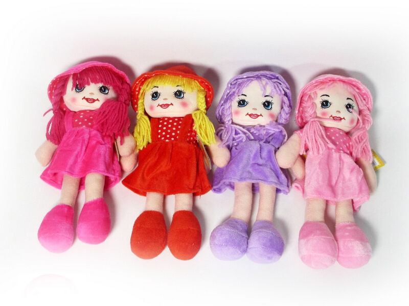 Купить оптом Кукла мягкая с косами 1439-25 в Луганске