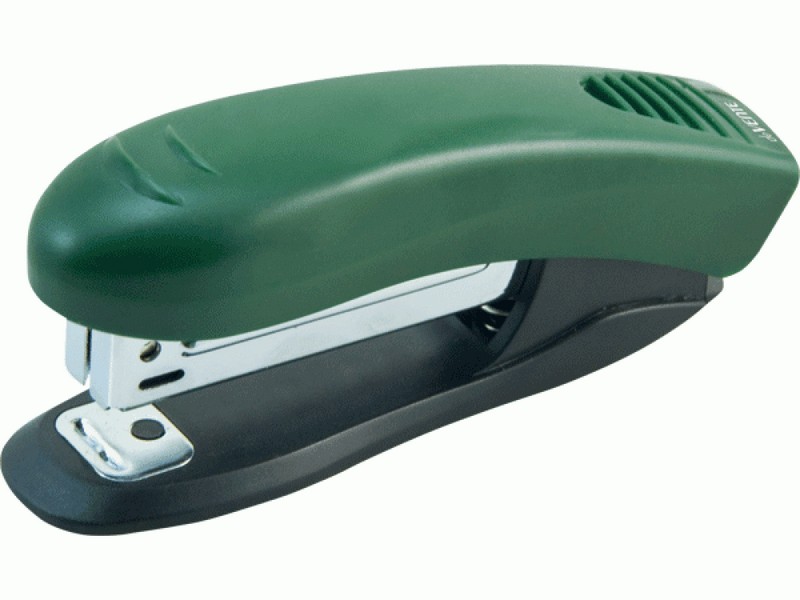 Степлер «deVENTE. Stripe» №10 до 10 листов с антистеплером темно-зеленый