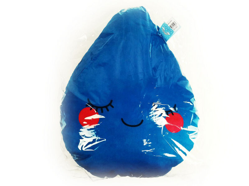 Подушка-игрушка Капля синяя 42х32см DLS-001