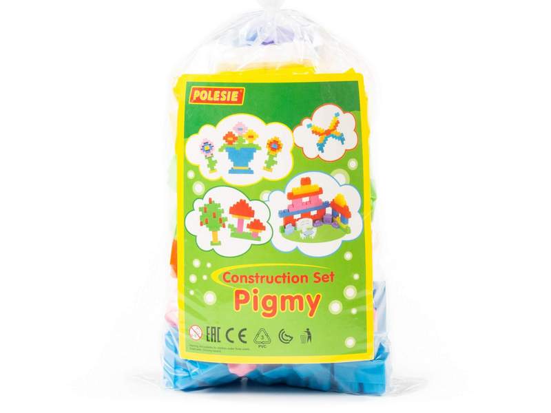 Конструктор "Малютка" 130 эл. в пакете