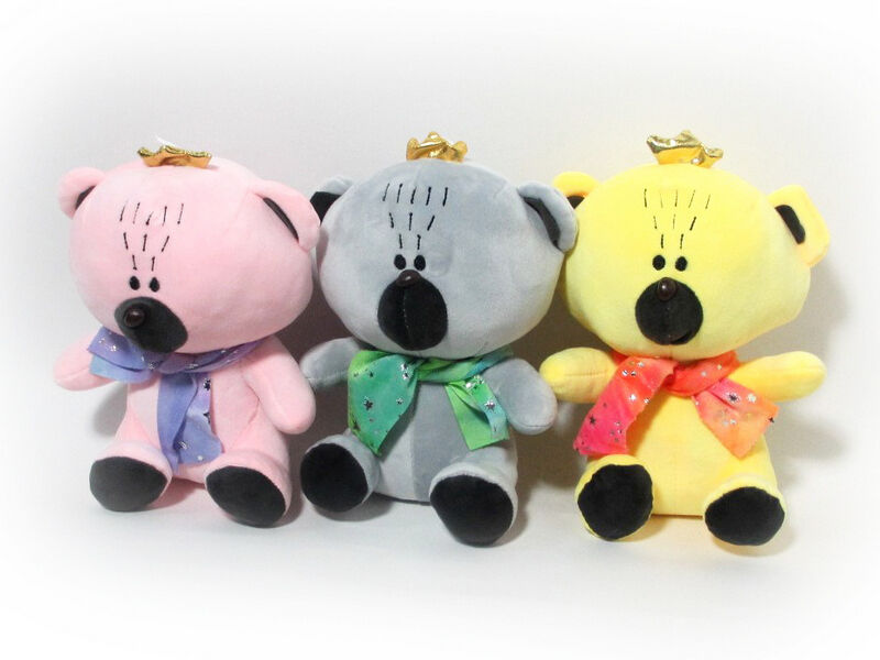 Купить оптом Брелок Медведь с короной 1541-239/18 в Луганске