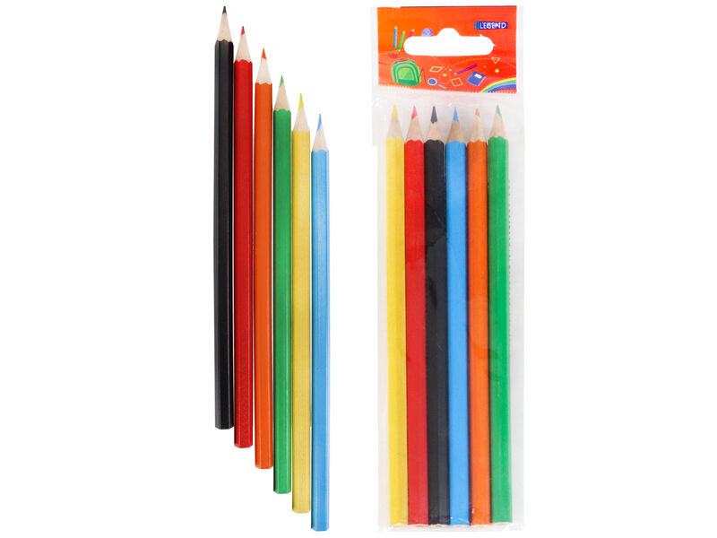 Карандаши цветные 6цв. «ШКОЛА-ПРОСТО КОСМОС» в пак. КЦ-8330