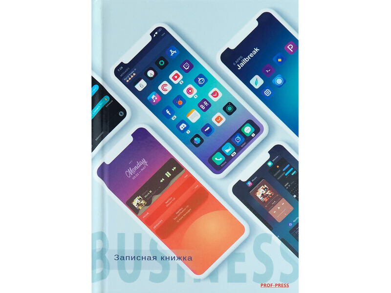 Записная книжка А6 48л. «СОВРЕМЕННЫЕ ГАДЖЕТЫ» (7БЦ, глян. лам., цвет. мелов. обл.)