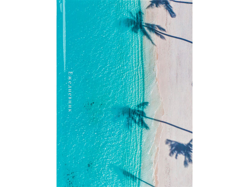 Ежедневник А5 64л. недатир. «ПАЛЬМЫ НА ПОБЕРЕЖЬЕ» (7БЦ, глян. лам.)