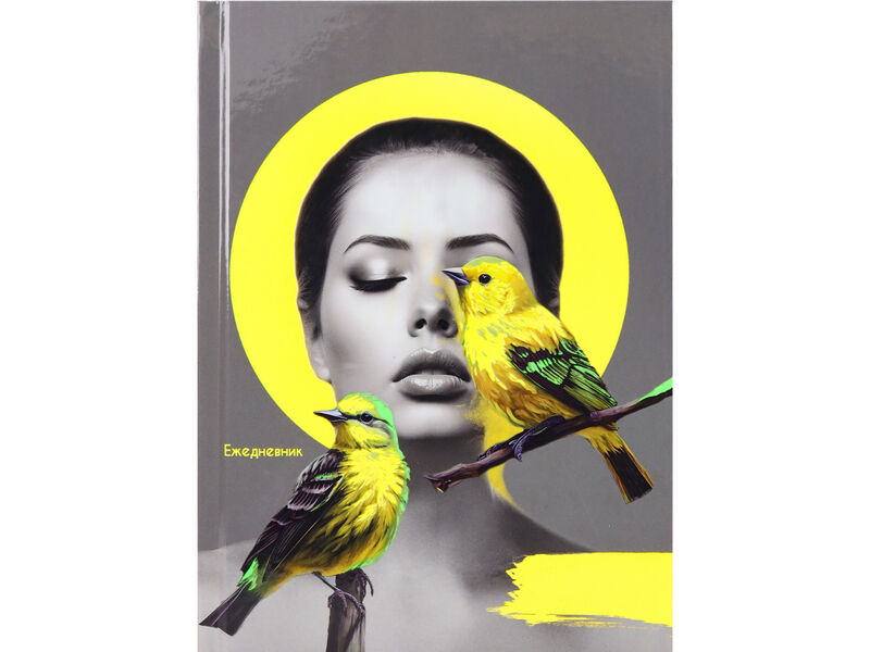 Ежедневник А5 80л. недатир. «ЯРКИЕ АКЦЕНТЫ-1» (7БЦ, глян. лам., цвет. мелов. обл.)