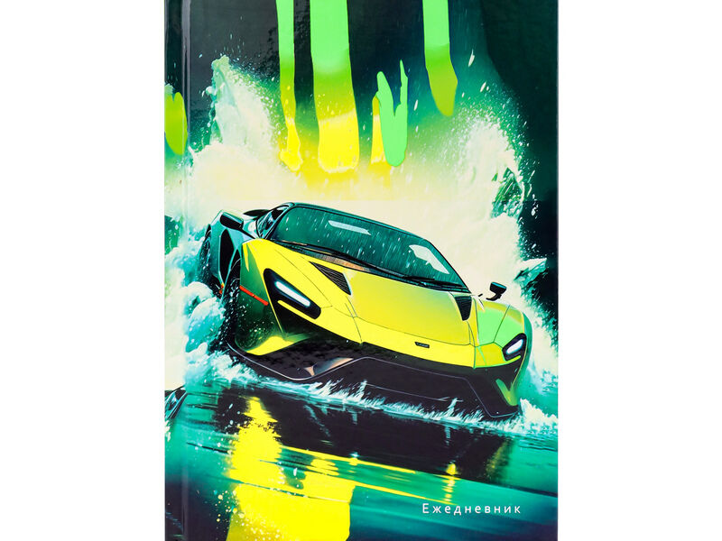 Ежедневник А5 80л. недатир. «ЯРКИЕ АКЦЕНТЫ» (7БЦ, глян. лам., цвет. мелов. обл.)