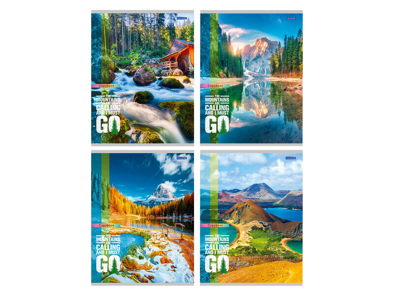 Тетрадь ЛИНИЯ 96л «ЗАХВАТЫВАЮЩИЕ ВИДЫ-1» (цвет. мелов. обл.)