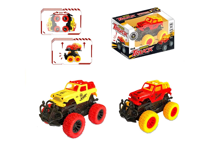 Купить оптом Джип инерц. (резиновые колеса) 19*12*11 см в кор. ZD001A в Луганске