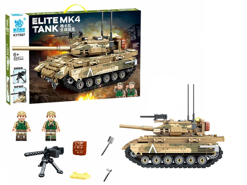 Купить оптом Конструктор «Танк» 537 дет. в кор. KY7067 в Луганске
