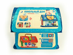 67738 [HL2023-16R]Бизиборд «Домик» на бат. (свет, звук) 25*22*19 см HL2023-16R