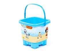 Ведро-замок большое с наклейкой