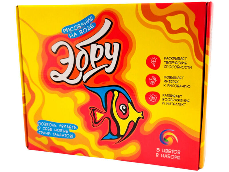 Набор для рисования на воде «Эбру" 5 цветов