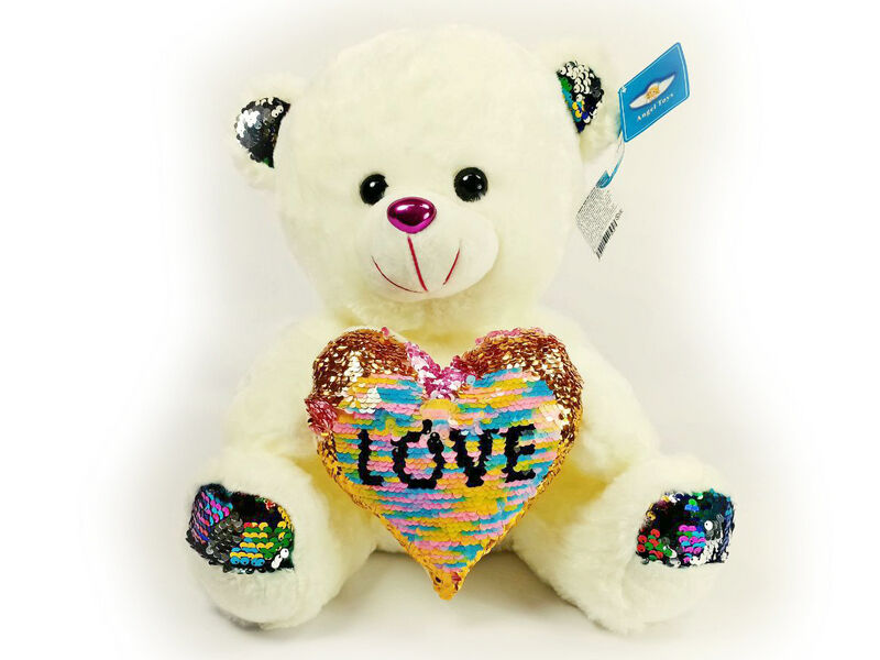 Купить оптом Медведь сердце 40см 21207/40 в Луганске