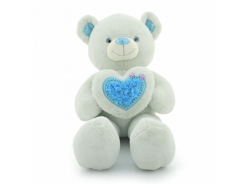 Медведь сердце бисер 100см 1968В/100