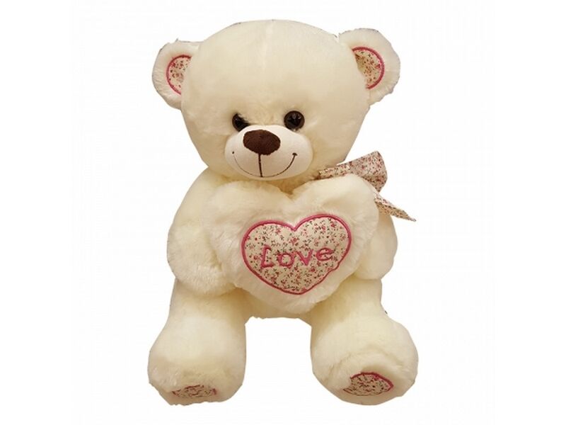 Медведь бант сердце 38см 1045036/7831Х/38