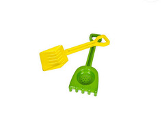 Песочный набор (лопата, грабли 42 см)