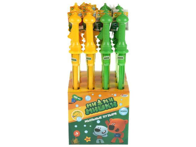 Мыльные пузыри раскрывающиеся «Ми-ми-мишки» 45 см 120 мл (16шт/уп) BBGNT120-MMM