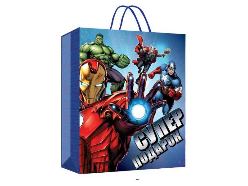 Пакет подарочный «ТЫ КРУЧЕ ВСЕХ! ГЕРОИ» 22*31*10 см (глян. лам.) PML-97425-SH