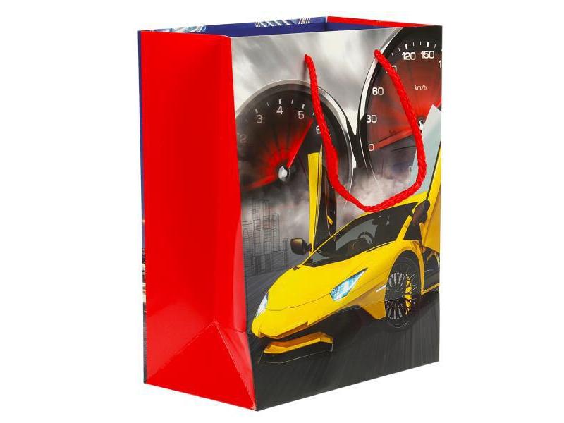 Пакет подарочный «ЛУЧШИЙ ПОДАРОК. КАБРИОЛЕТ» 18*23*10 см (глян. лам.) PM-97433-SC