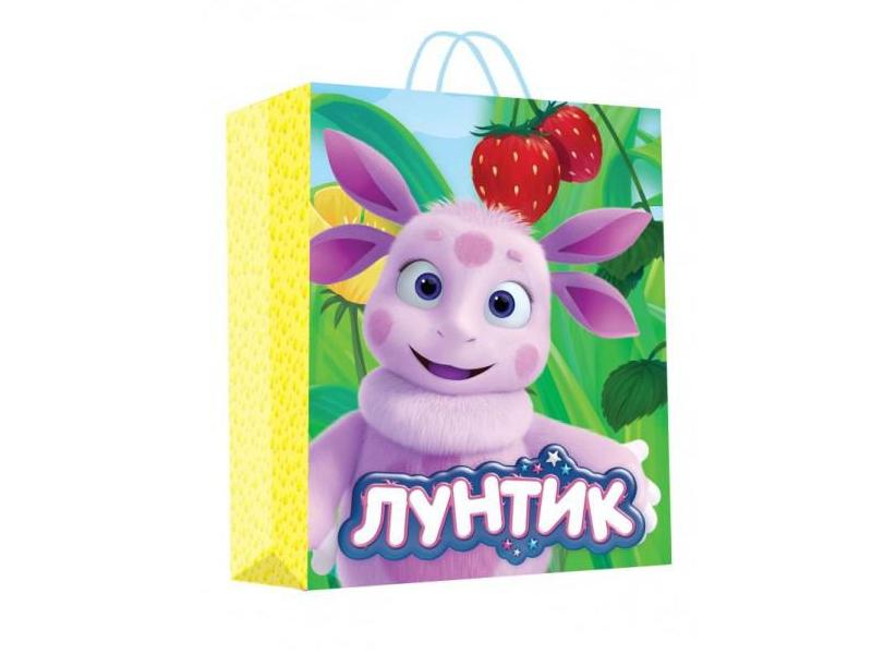 Пакет подарочный «ПОЗДРАВЛЯЮ! ЛУНТИК» 33,5*45*15 см (мат. лам.) PXL-109912L-HB