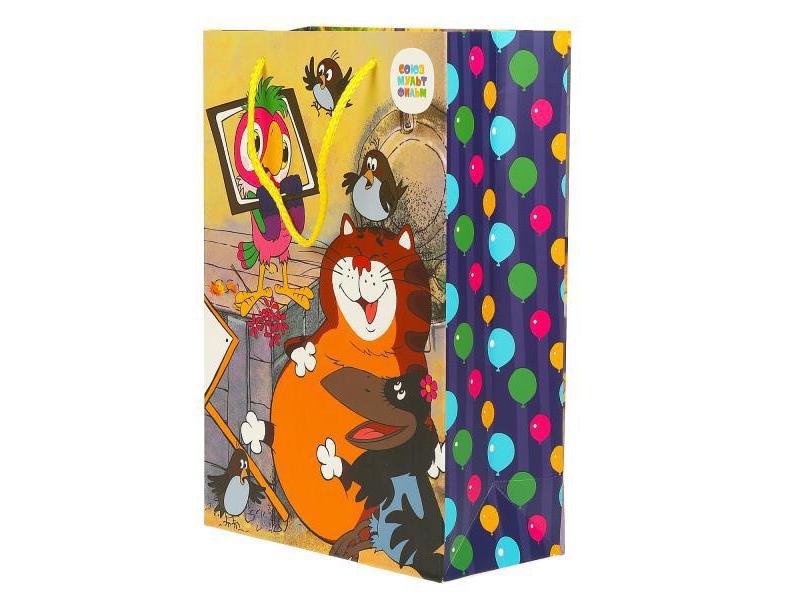 Пакет подарочный «ПОЗДРАВЛЯЮ! ПОПУГАЙ КЕША» 22*31*10 см (мат. лам.) PML-109922-PK