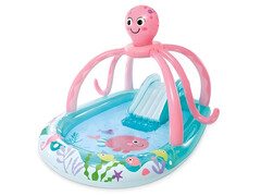 69394 [56138NP] Игровой центр «ДРУЖЕЛЮБНЫЙ ОСЬМИНОГ» с горкой и фонтаном 234*183*150см 56138NP