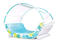 69398 [56294EU] Матрас-плот надувной с навесом «ТРОПИЧЕСКИЙ ЛАУНДЖ» 224*150см 56294EU