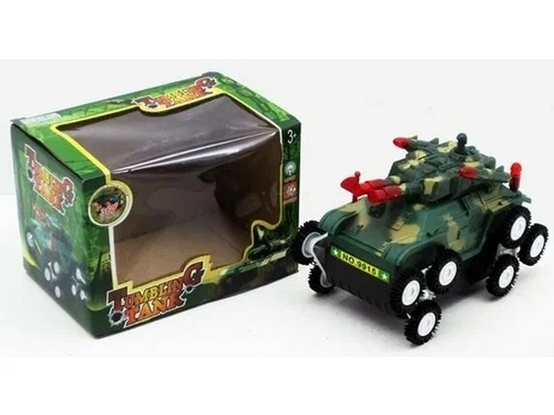 Купить оптом Перевертыш-танк 18 см на бат. (свет, звук) в кор. 9915 в Луганске