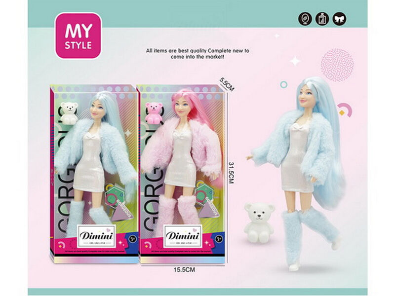 Купить оптом Кукла шарнирная 30 см с аксесс. в кор. WX05C в Луганске