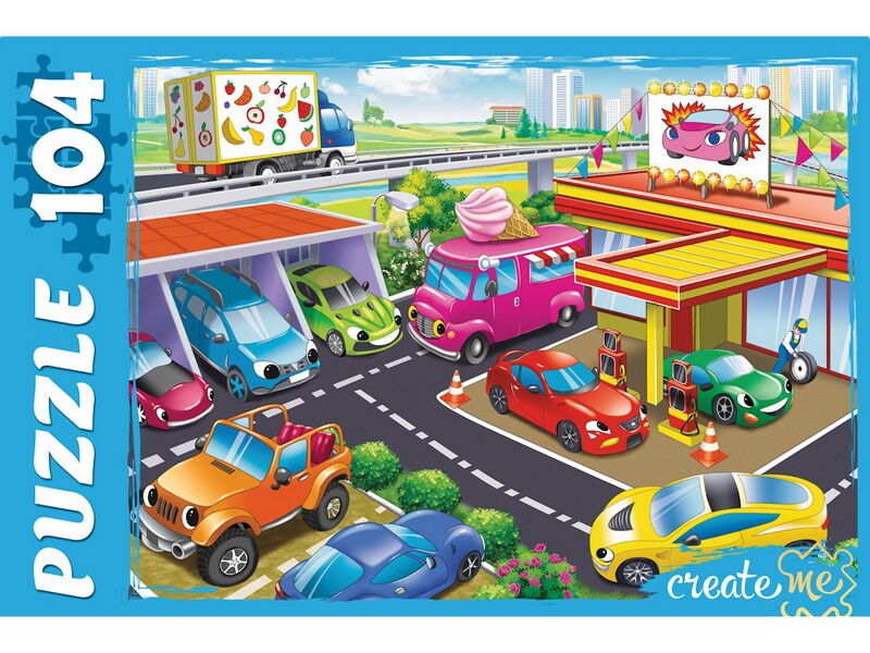 Купить оптом ПАЗЛЫ 104 элемента. ВЕСЕЛАЯ ПАРКОВКА в Луганске