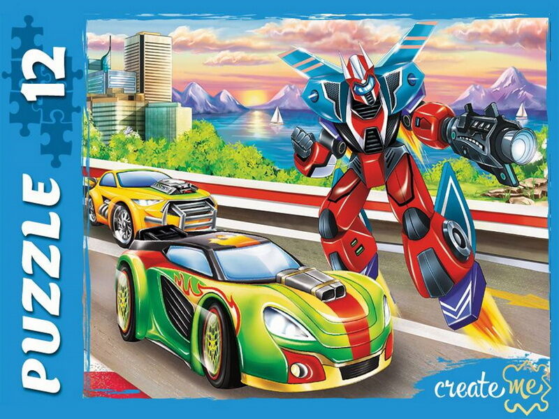 Купить оптом ПАЗЛЫ 12 элементов. МИР ТРАНСФОРМЕРОВ №32 кратно 32 в Луганске