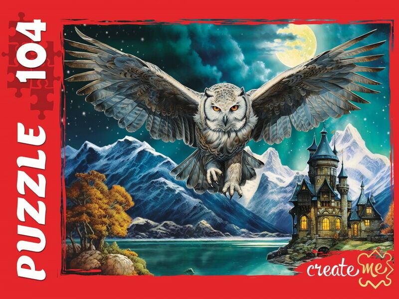 Купить оптом ПАЗЛЫ 104 элемента. ПОЛЕТ НОЧНОЙ СОВЫ в Луганске