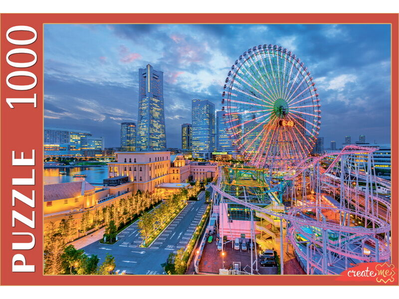 ПАЗЛЫ 1000 элементов. ЯПОНИЯ. ВЕЧЕРНЯЯ ЙОКОГАМА