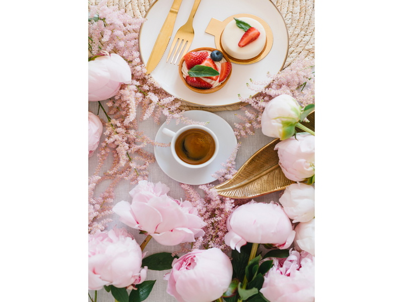 Холст с красками 40х50 см по номерам. СЛАДКИЙ ЗАВТРАК